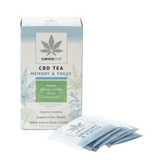 cannaline CBD Tea MEMORY & FOCUS Improves memory | Supports brain health | Refines brain’s blood circulation