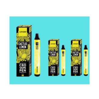 Vape-kynä kertakäyttöinen CBD cactus lemon