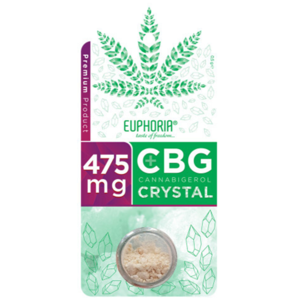 Euphoria Pure CBG Crystals 475mg – 95% Puhdasta CBG:tä